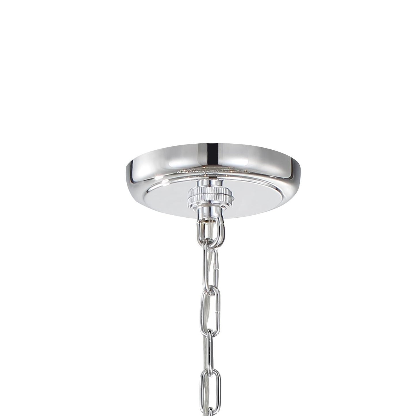 Calypso 8 - Light Chandelier with Clear Crystal Drops - Lightings Menu