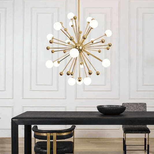 Cameil Gold Chandelier D40" - Lightings Menu