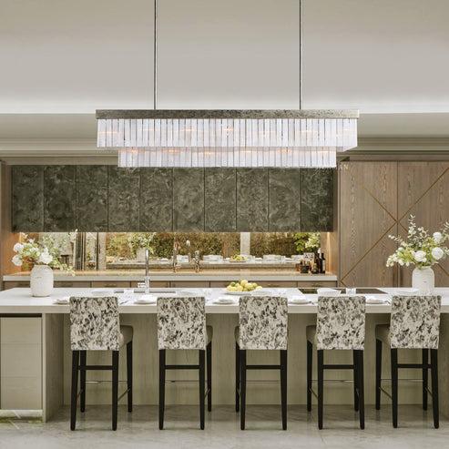 Camero Rectangular Chandelier - Lightings Menu