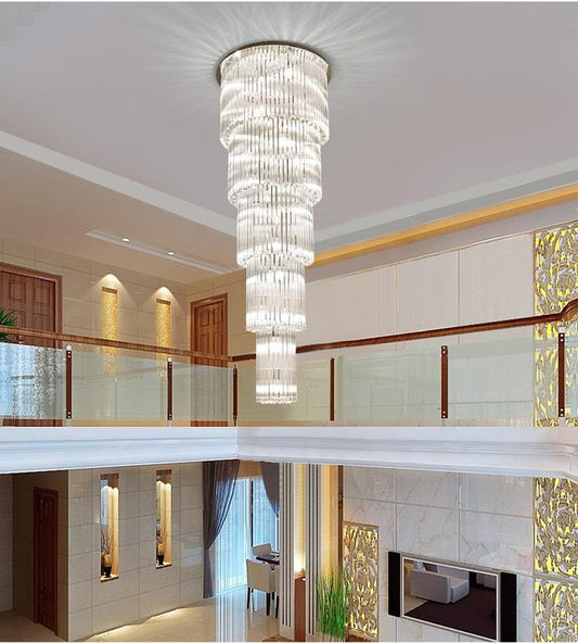 Camille Multiple Tier Crystal Chandelier - Lightings Menu