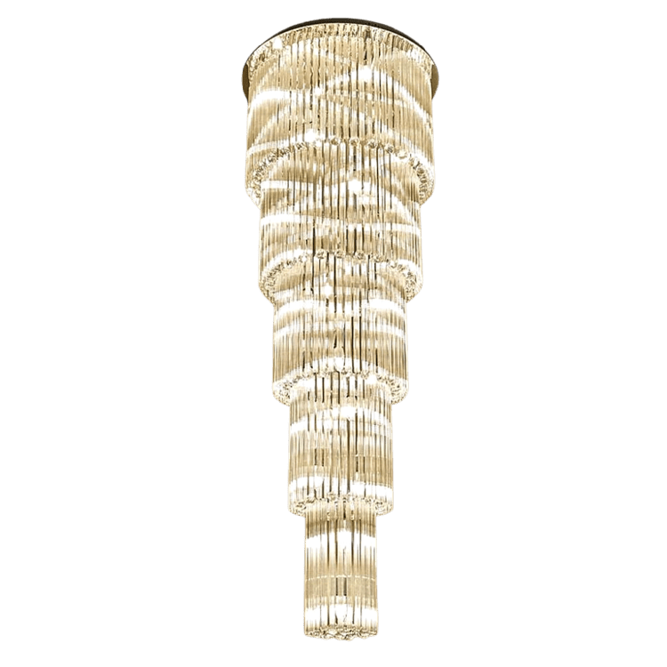 Camille Multiple Tier Crystal Chandelier - Lightings Menu