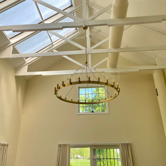 Camins Vintage Filament Round Chandelier