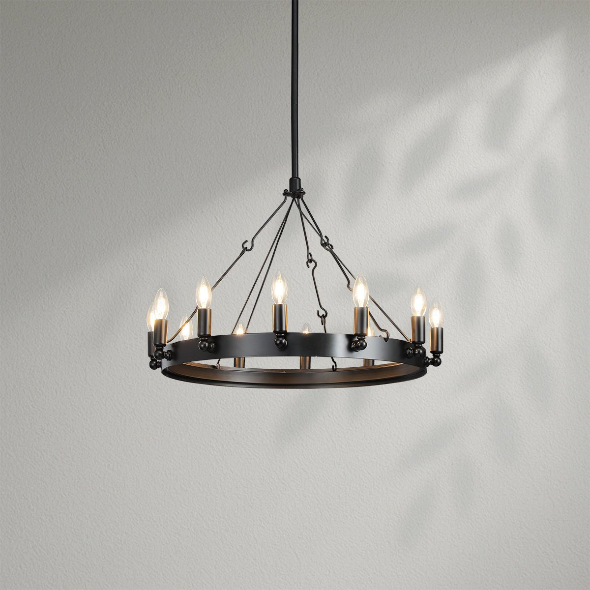 Camins Vintage Candelabra Round Chandelier - Lightings Menu