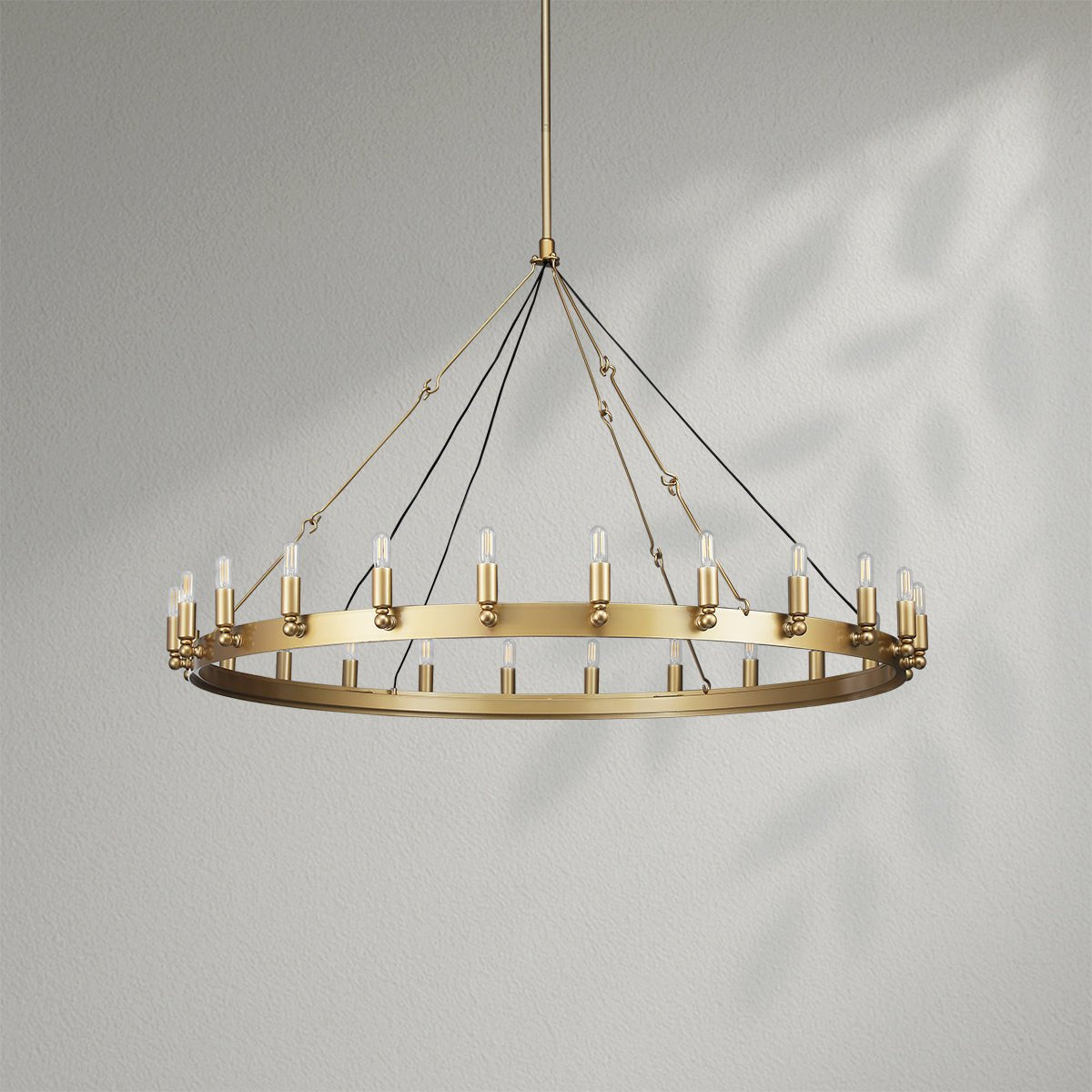 Camins Vintage Candelabra Round Chandelier - Lightings Menu