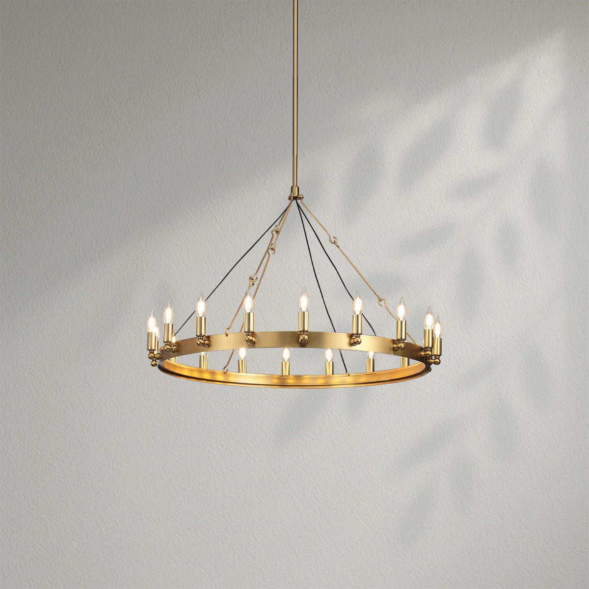 Camins Vintage Candelabra Round Chandelier - Lightings Menu