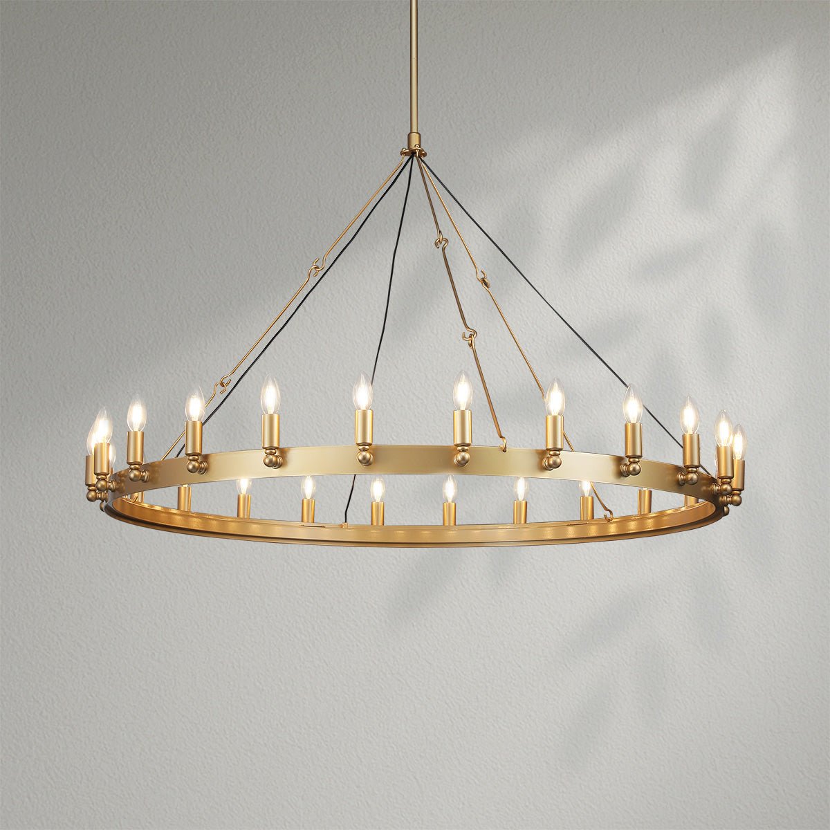 Camins Vintage Candelabra Round Chandelier - Lightings Menu