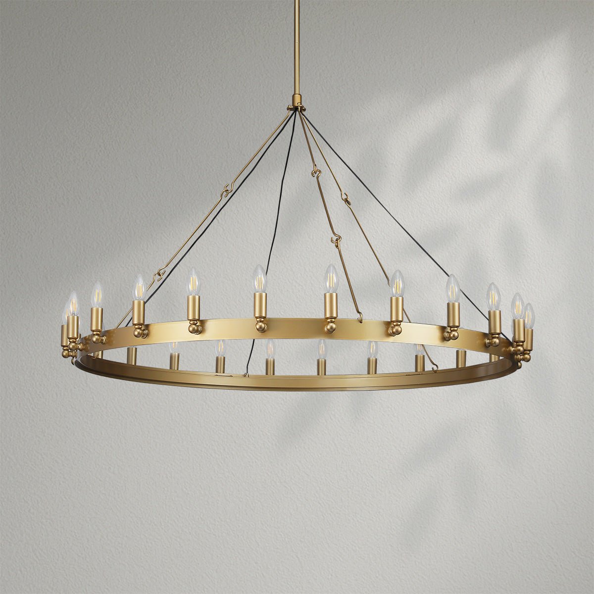 Camins Vintage Candelabra Round Chandelier - Lightings Menu