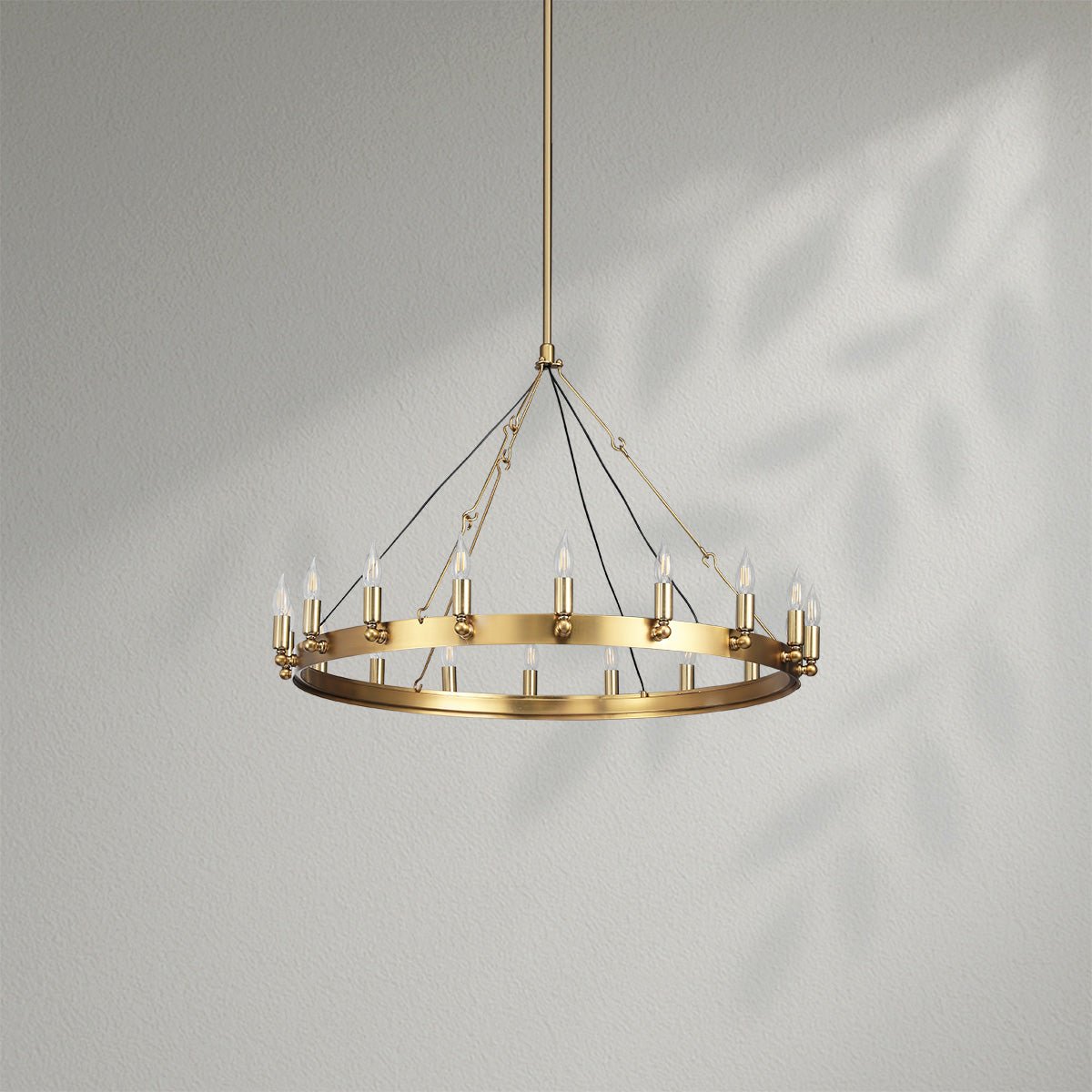 Camins Vintage Candelabra Round Chandelier - Lightings Menu