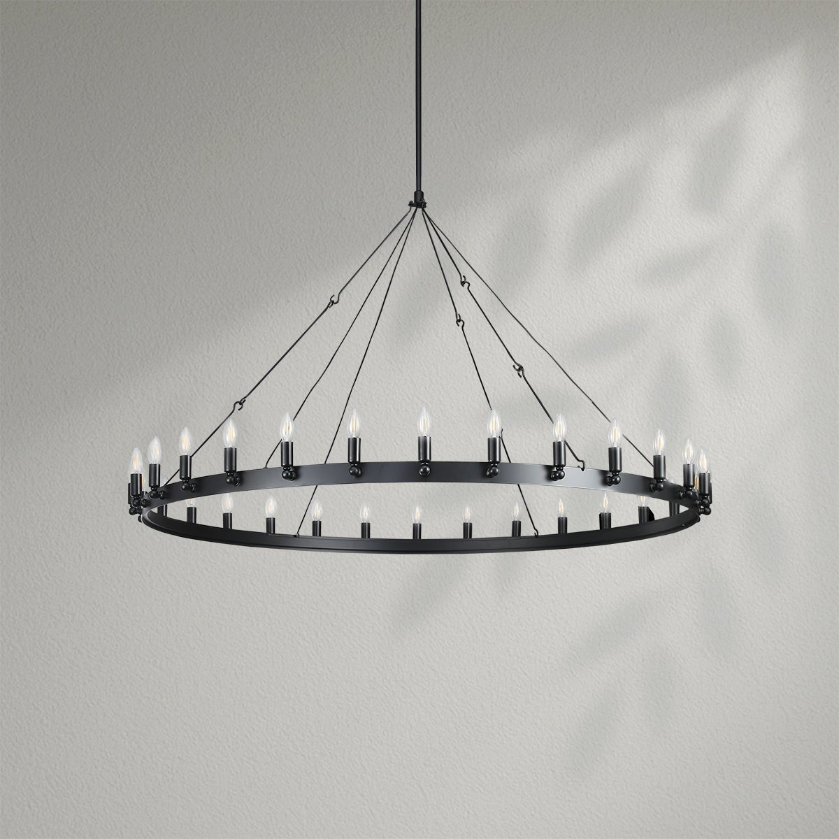 Camins Vintage Candelabra Round Chandelier - Lightings Menu