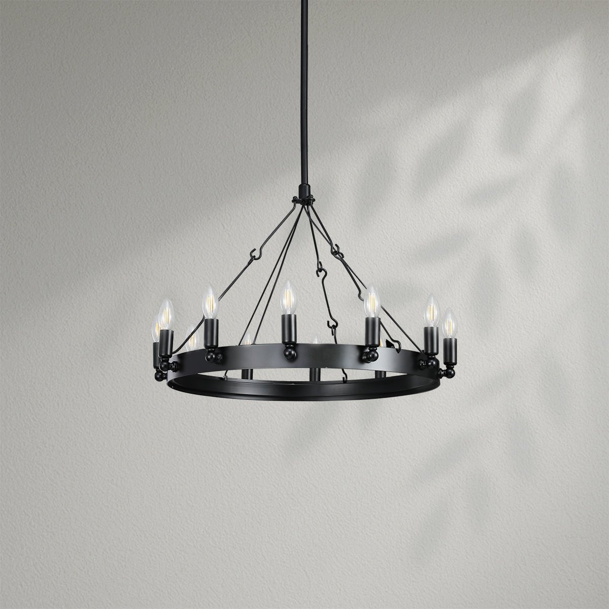 Camins Vintage Candelabra Round Chandelier - Lightings Menu