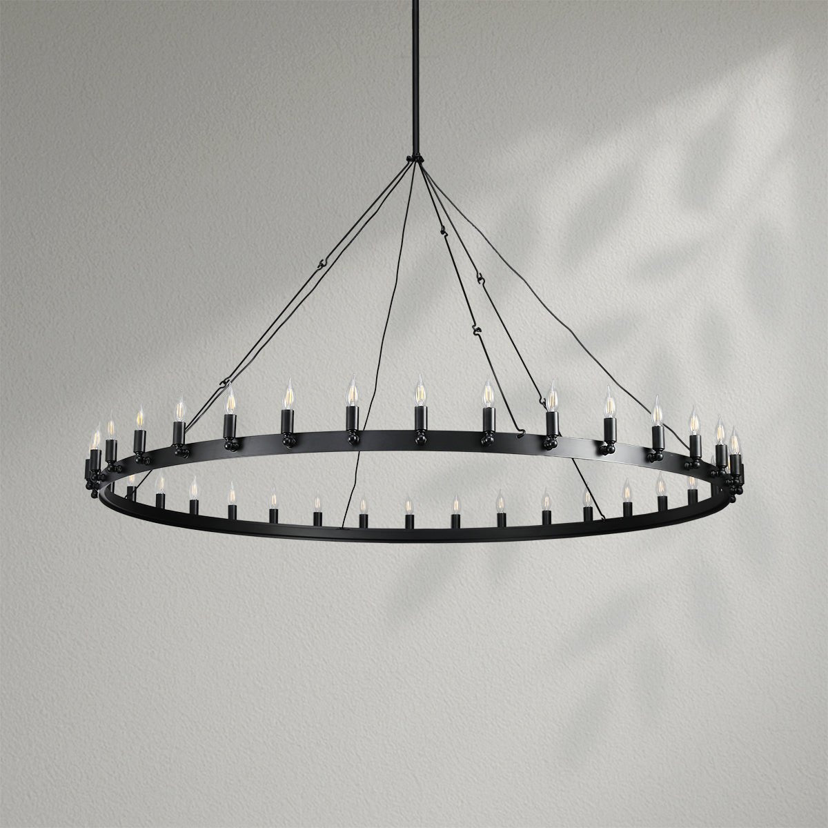 Camins Vintage Candelabra Round Chandelier - Lightings Menu