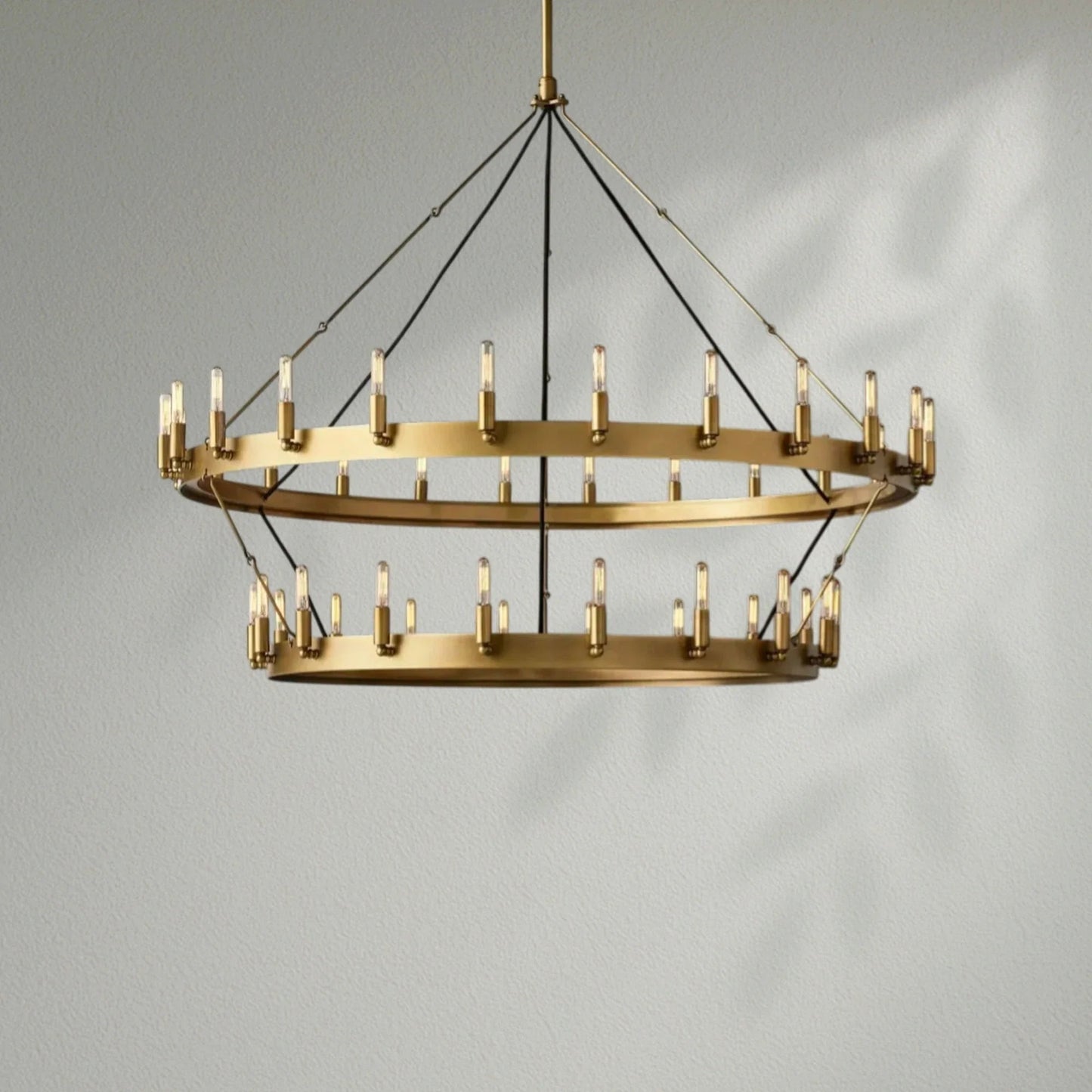 Camins Vintage Filament 2 - Tier Chandelier - Lightings Menu