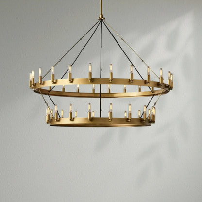 Camins Vintage Filament 2 - Tier Chandelier - Lightings Menu