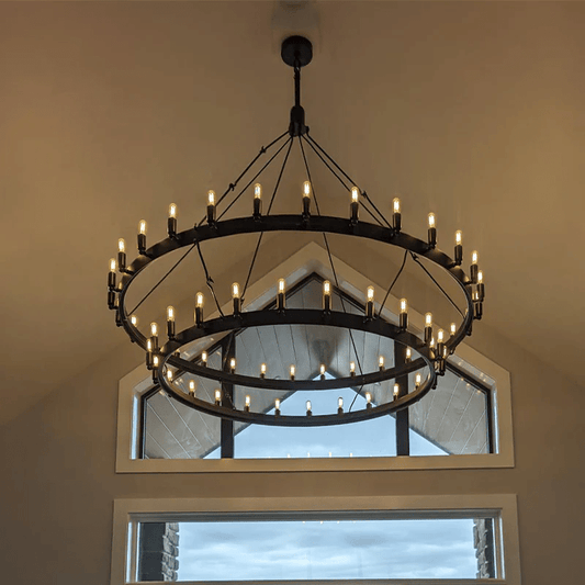 Camins Vintage Filament 2 - Tier Chandelier - Lightings Menu