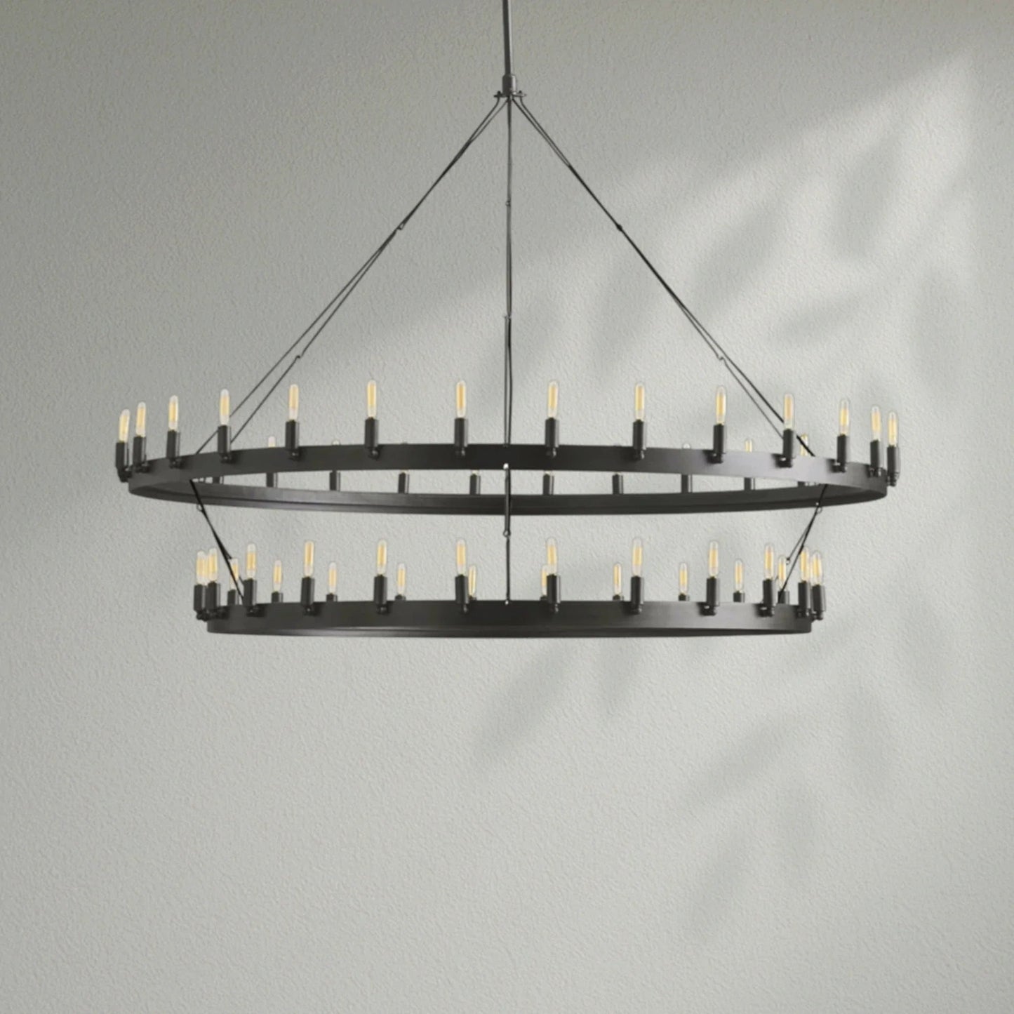 Camins Vintage Filament 2 - Tier Chandelier - Lightings Menu