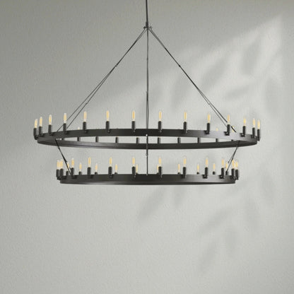 Camins Vintage Filament 2 - Tier Chandelier - Lightings Menu
