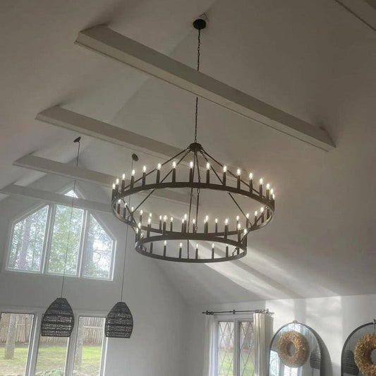 Camins Vintage Filament 2 - Tier Chandelier - Lightings Menu