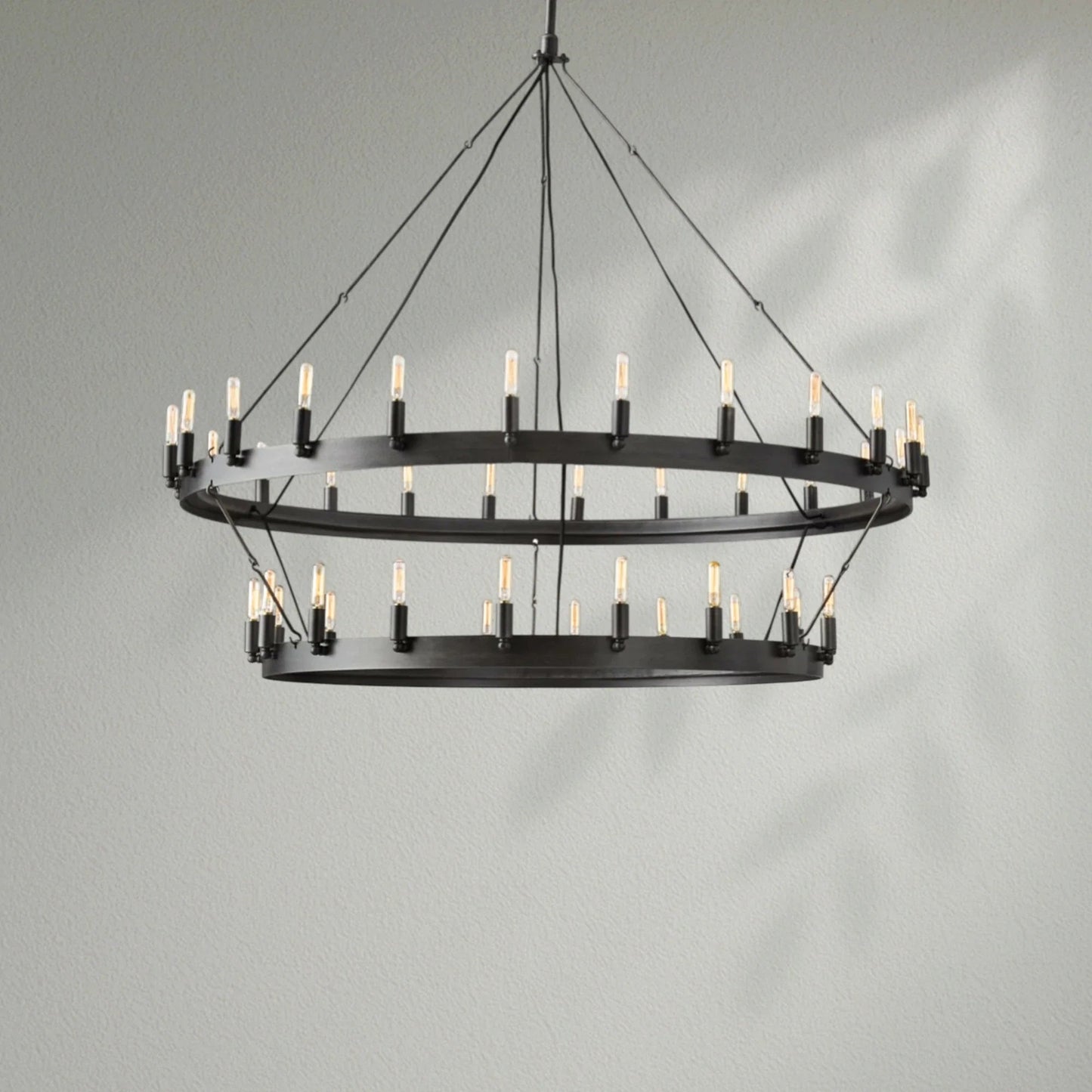 Camins Vintage Filament 2 - Tier Chandelier - Lightings Menu