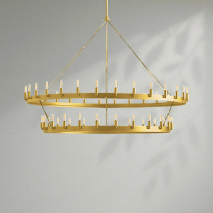 Camins Vintage Filament 2 - Tier Chandelier - Lightings Menu