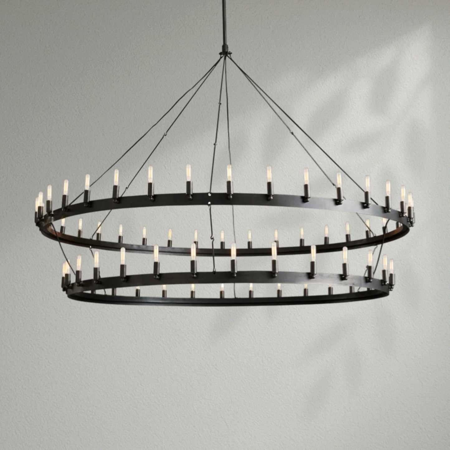 Camins Vintage Filament 2 - Tier Chandelier - Lightings Menu