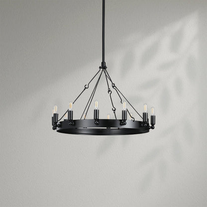 Camins Vintage Filament Round Chandelier - Lightings Menu