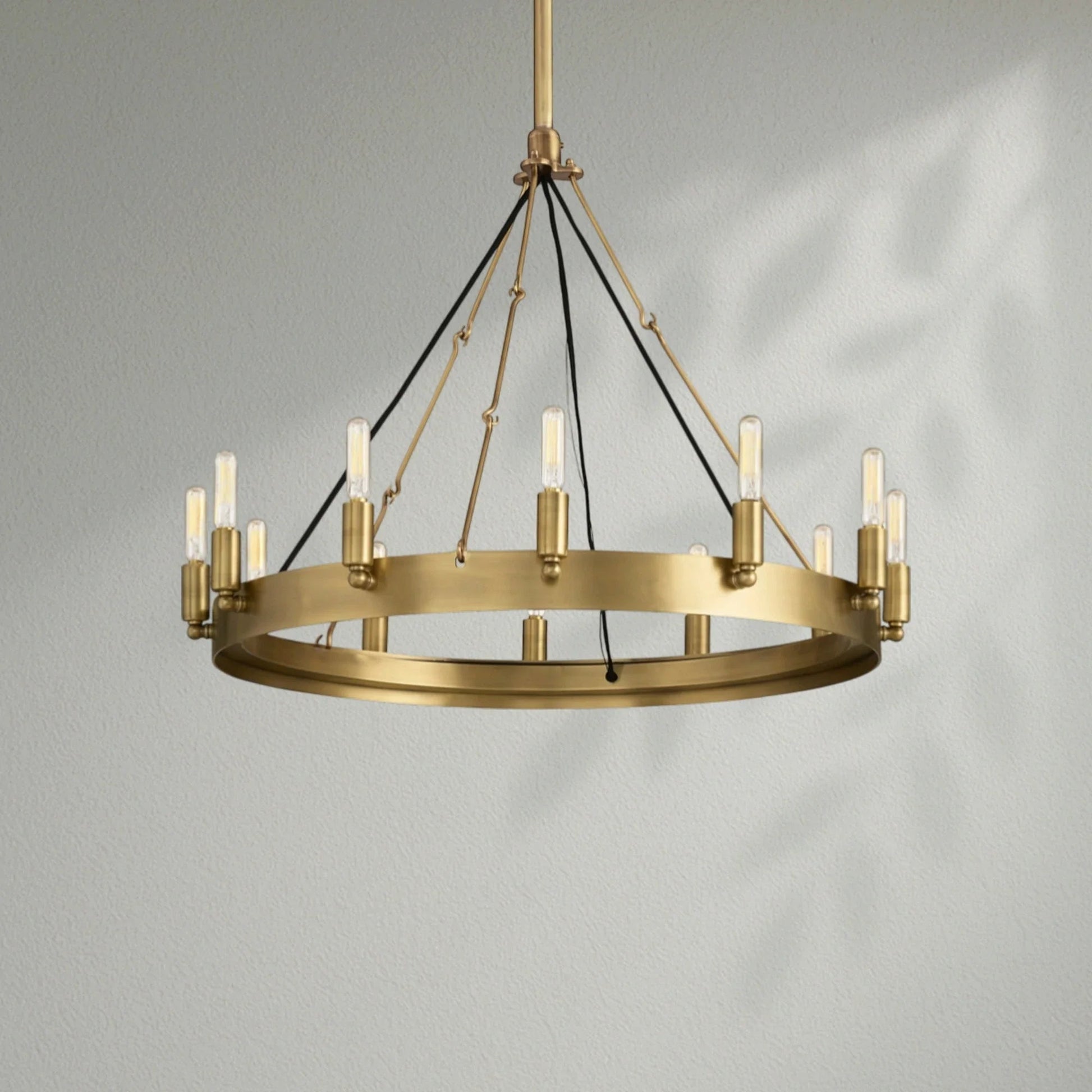 Camins Vintage Filament Round Chandelier - Lightings Menu