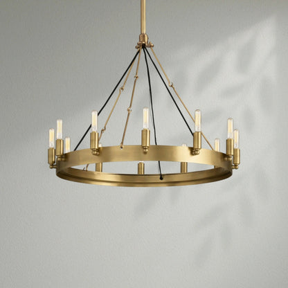 Camins Vintage Filament Round Chandelier - Lightings Menu