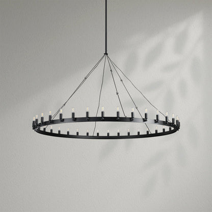 Camins Vintage Filament Round Chandelier - Lightings Menu