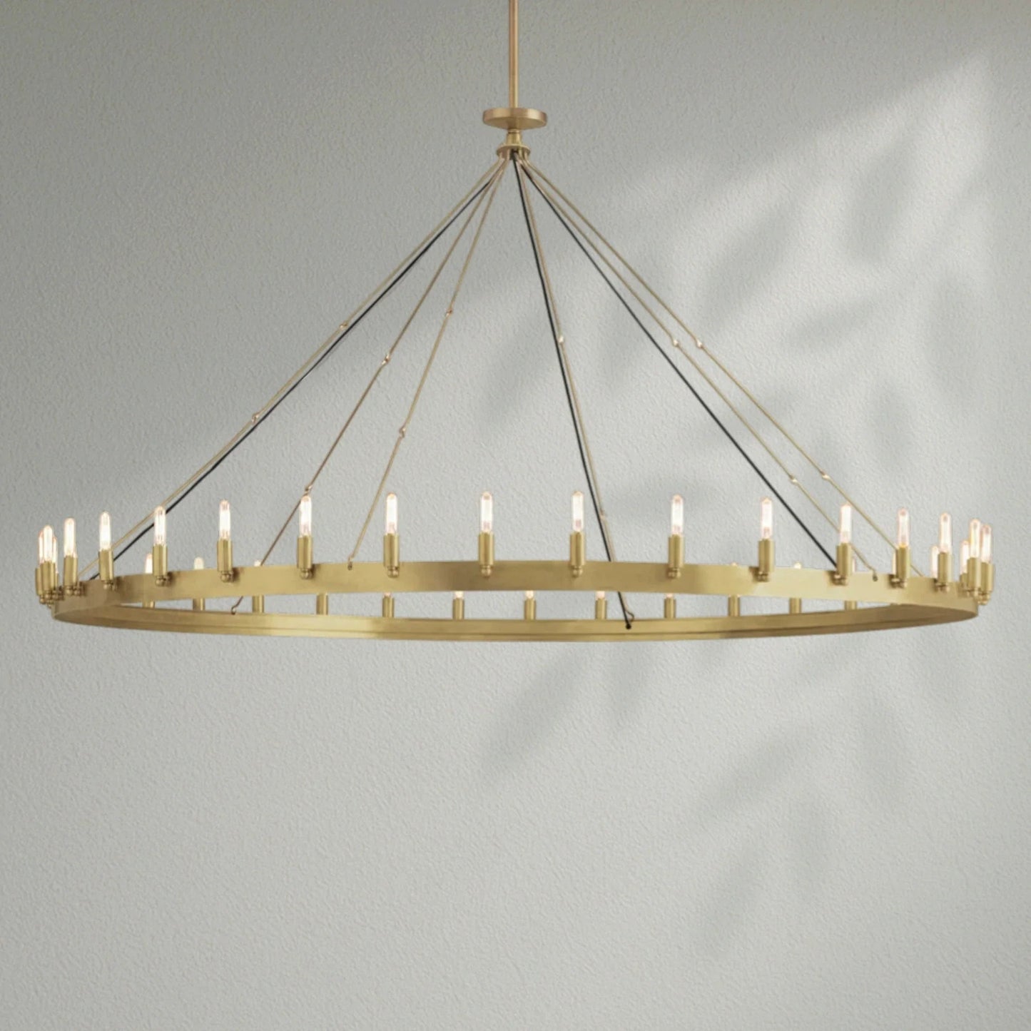 Camins Vintage Filament Round Chandelier - Lightings Menu