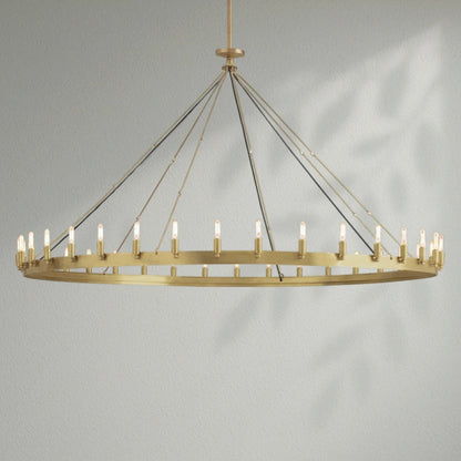 Camins Vintage Filament Round Chandelier - Lightings Menu