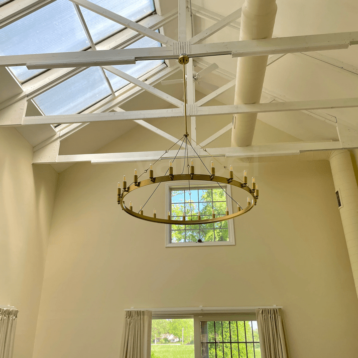 Camins Vintage Filament Round Chandelier - Lightings Menu