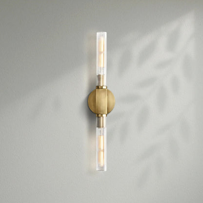 Cannelo Glass Linear Wall Sconce - Lightings Menu