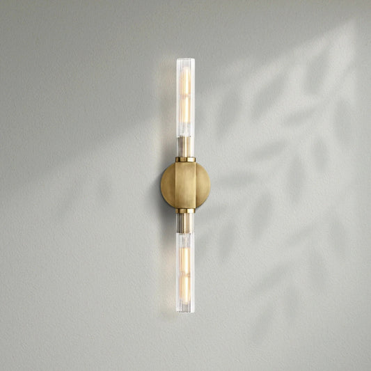 Cannelo Glass Linear Wall Sconce - Lightings Menu