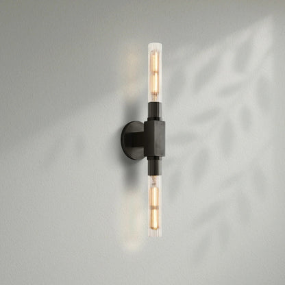 Cannelo Glass Linear Wall Sconce - Lightings Menu