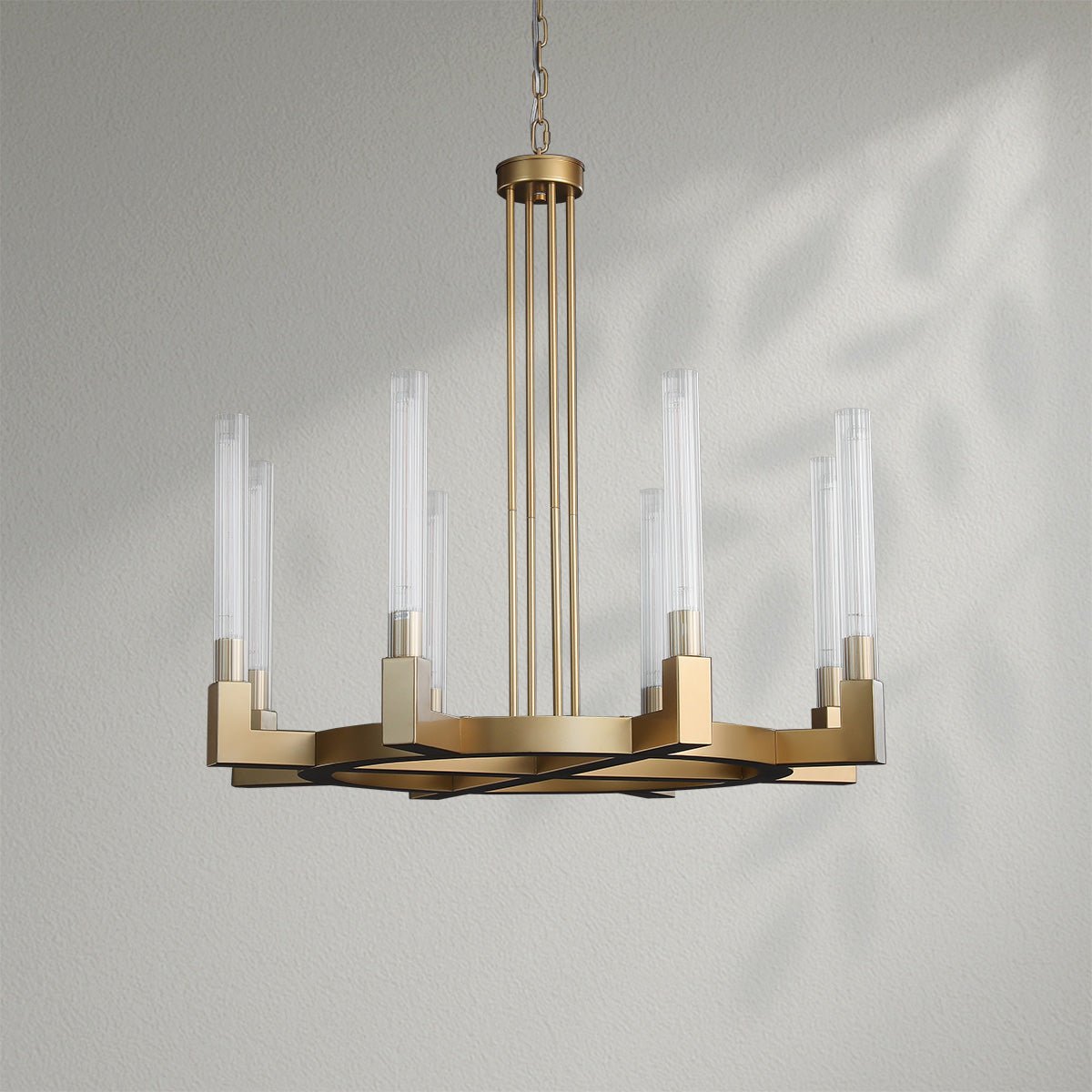 Cannelo Glass Round Chandelier - Lightings Menu