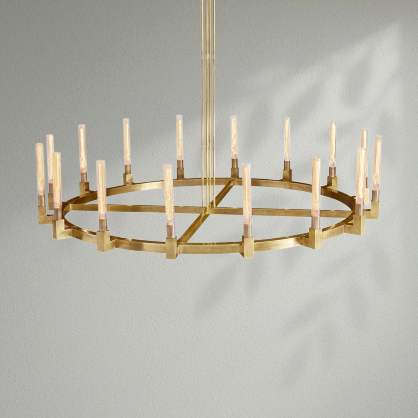 Cannelo Glass Round Chandelier - Lightings Menu