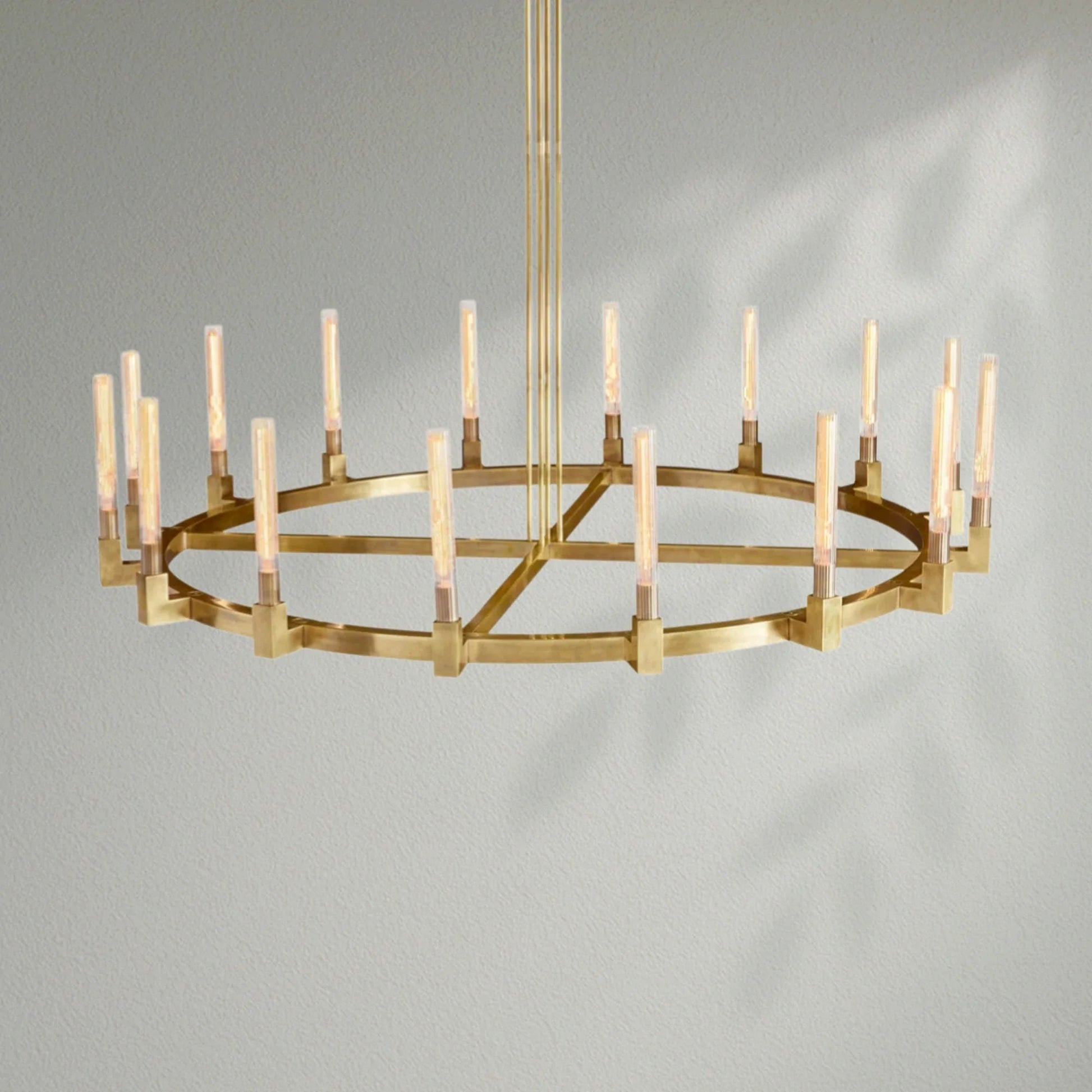 Cannelo Glass Round Chandelier - Lightings Menu