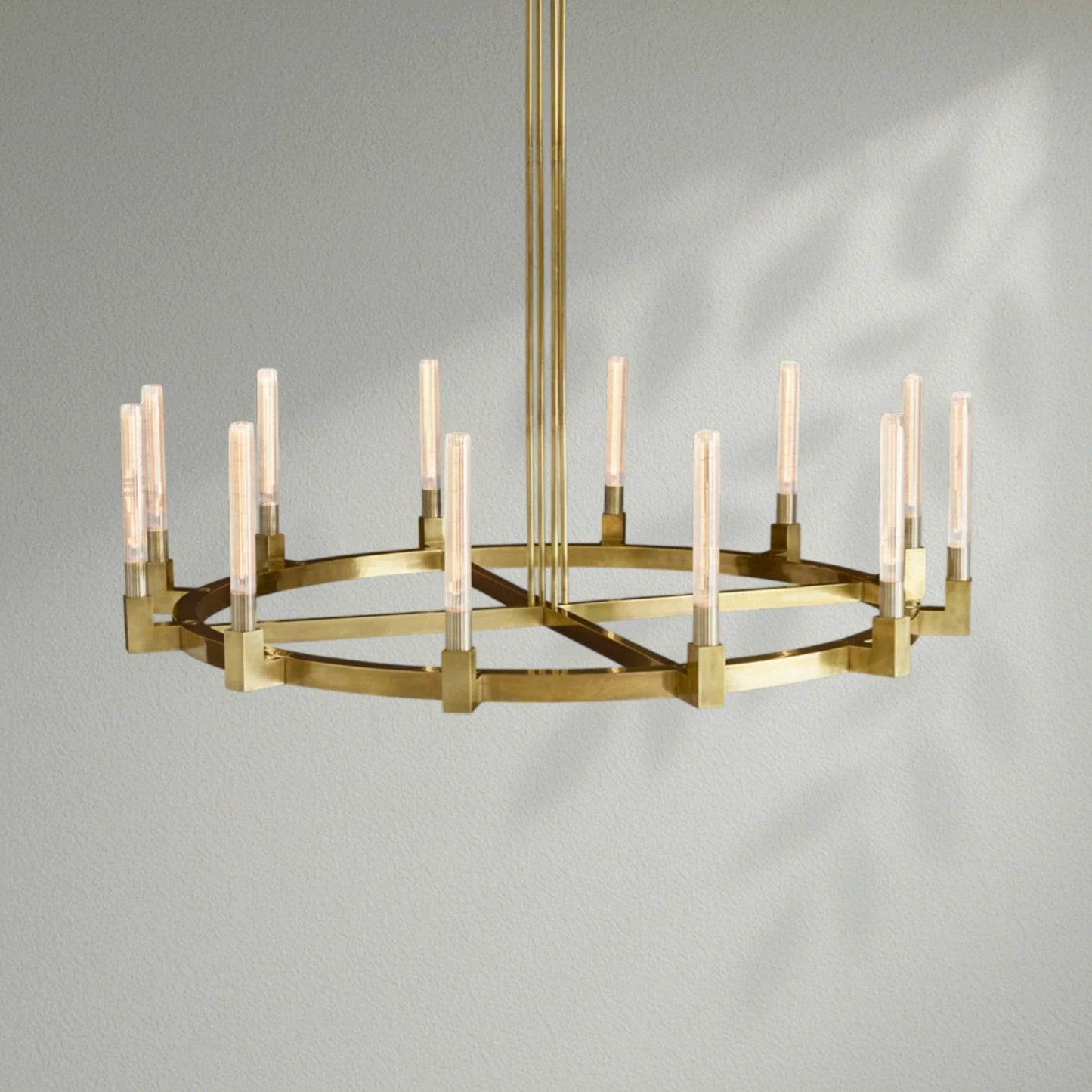Cannelo Glass Round Chandelier - Lightings Menu