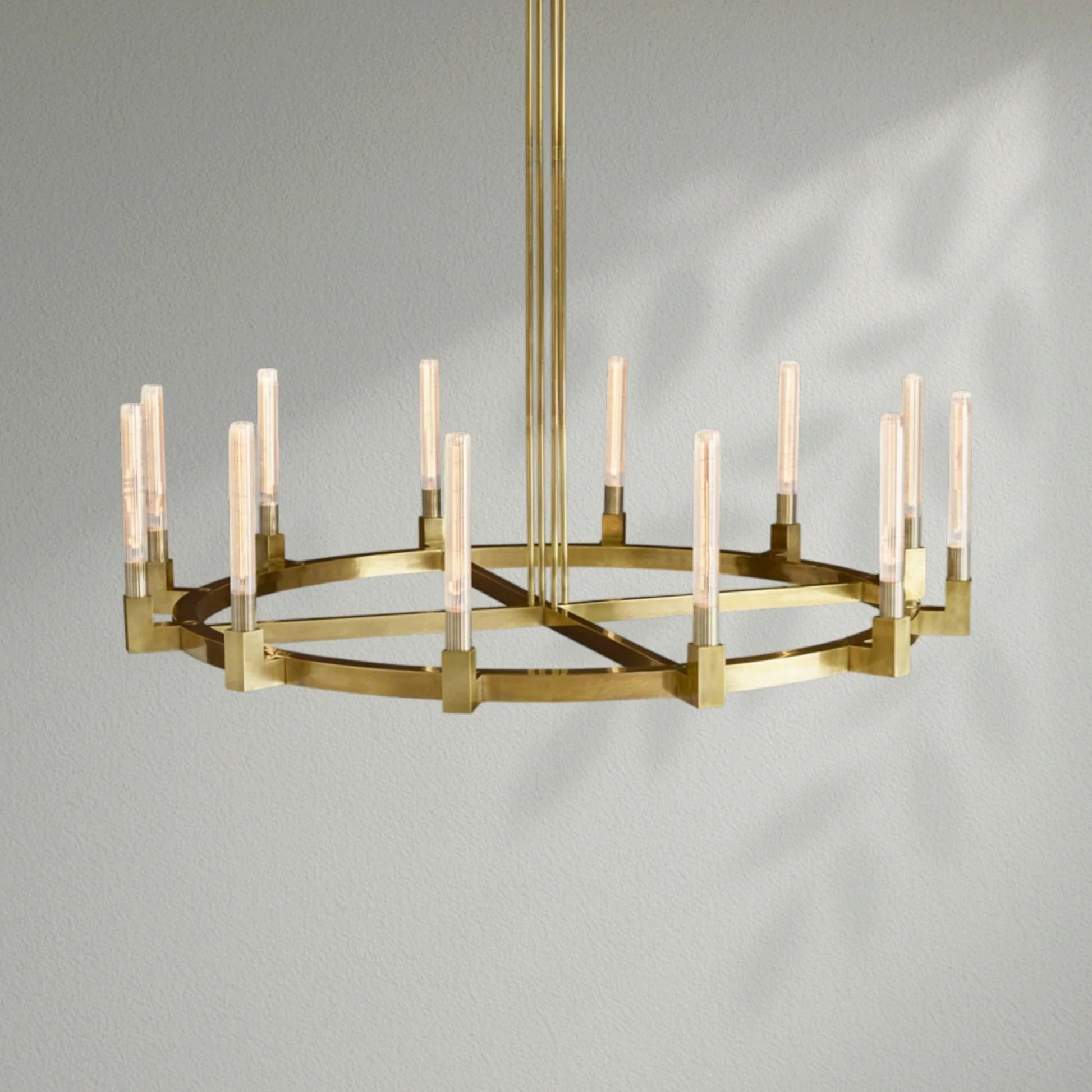 Cannelo Glass Round Chandelier - Lightings Menu