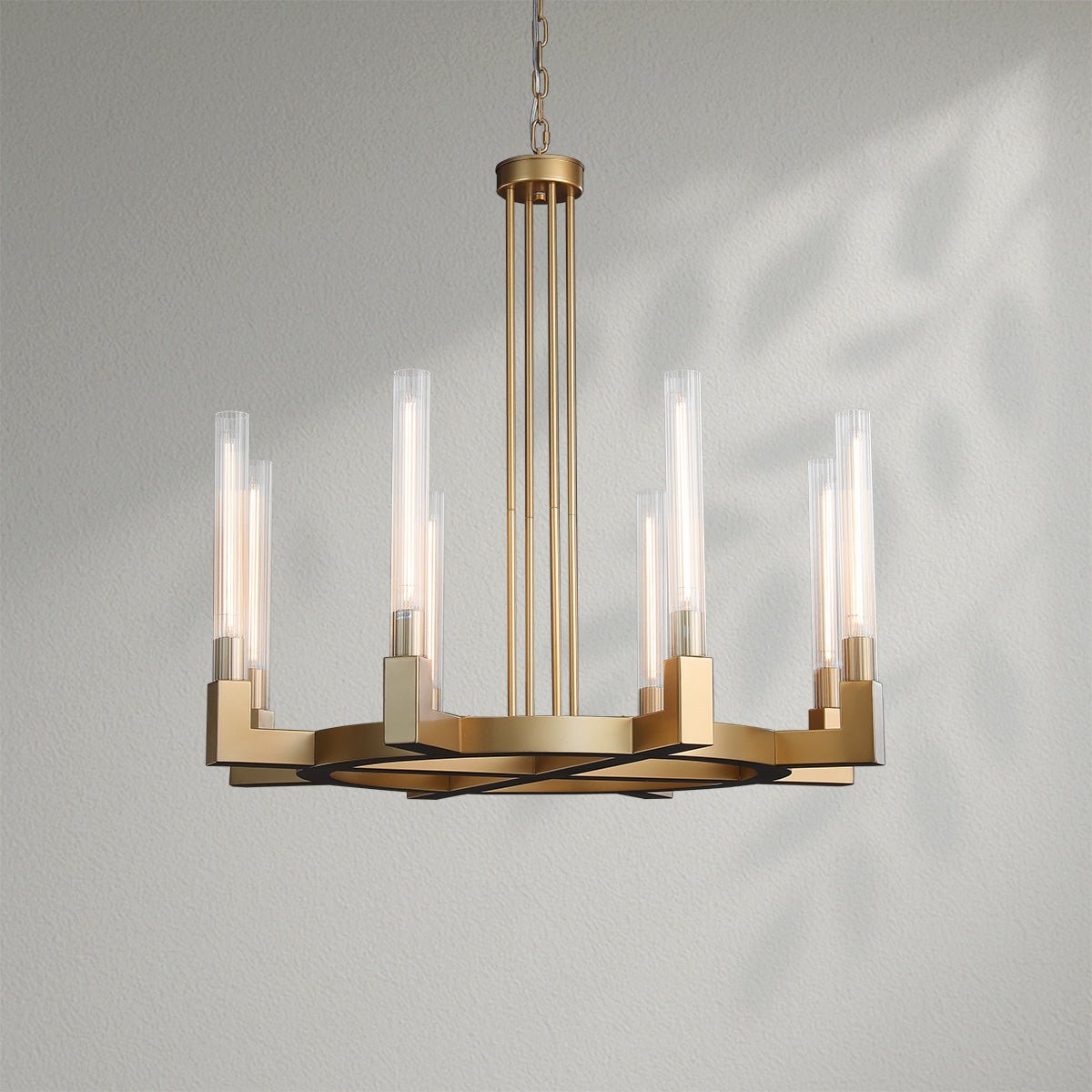 Cannelo Glass Round Chandelier - Lightings Menu