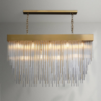 Cascadas Rectangular Chandelier - Lightings Menu