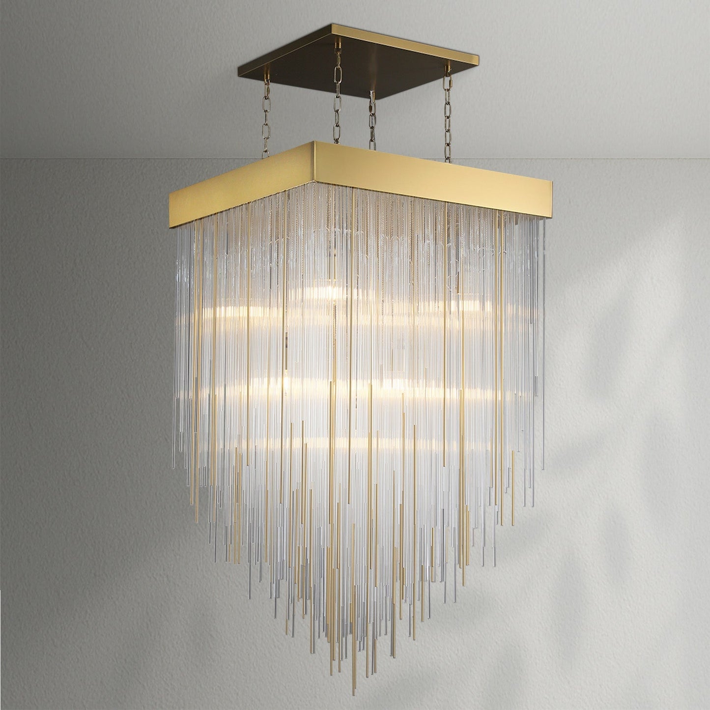 Cascadas Square Chandelier - Lightings Menu
