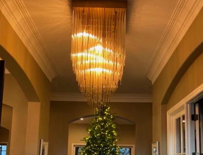 Cascadas Square Chandelier - Lightings Menu