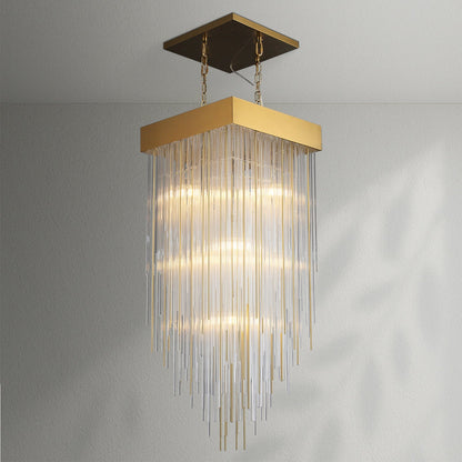 Cascadas Square Chandelier - Lightings Menu