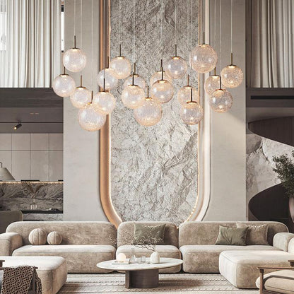 Cason Linear Chandelier 55'' 65'' - Lightings Menu
