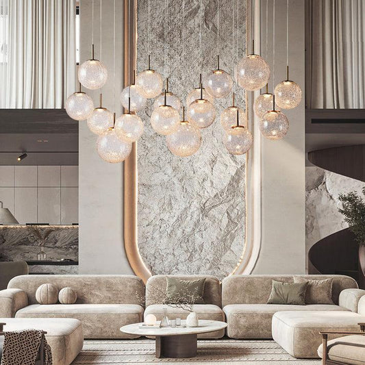 Cason Linear Chandelier 55'' 65'' - Lightings Menu
