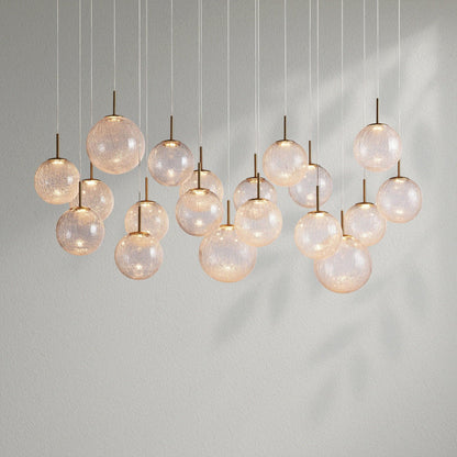 Cason Linear Chandelier 55'' 65'' - Lightings Menu