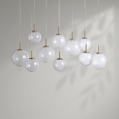 Cason Linear Chandelier 55'' 65'' - Lightings Menu