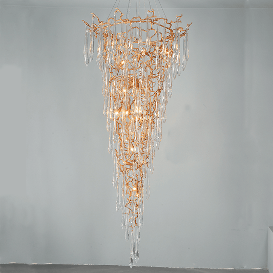Cecily Crystal Branch Chandelier H 94.49" - Lightings Menu