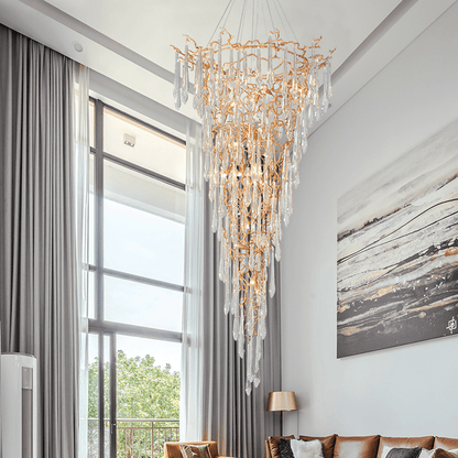 Cecily Crystal Branch Chandelier H 94.49" - Lightings Menu